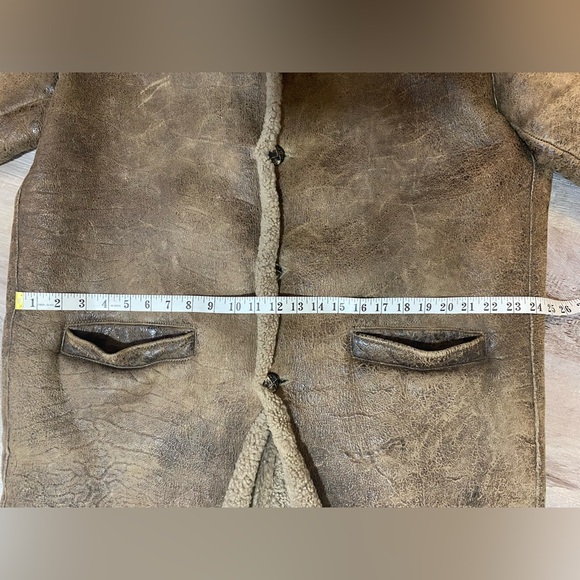 RARE Rugged  The Original Zingaro Leather Coat Manufacturer Of Italy Mens XXL - Picture 14 of 15